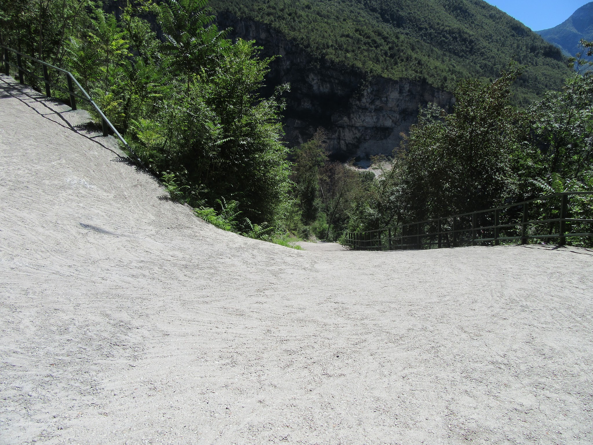 Scanuppia road bike climb steep cement section