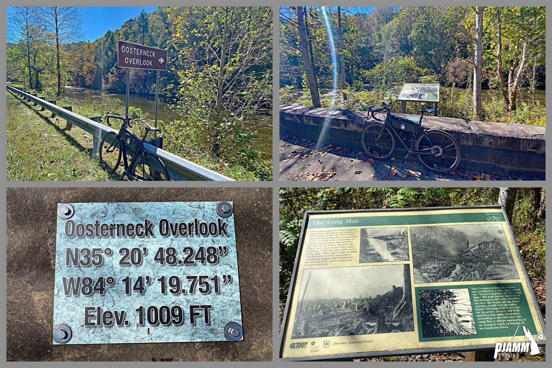Cycling Cherohala Skyway, Tennessee - Oosterneck Overlook