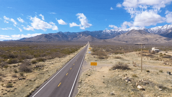 Coronado National Forest sign along roadway