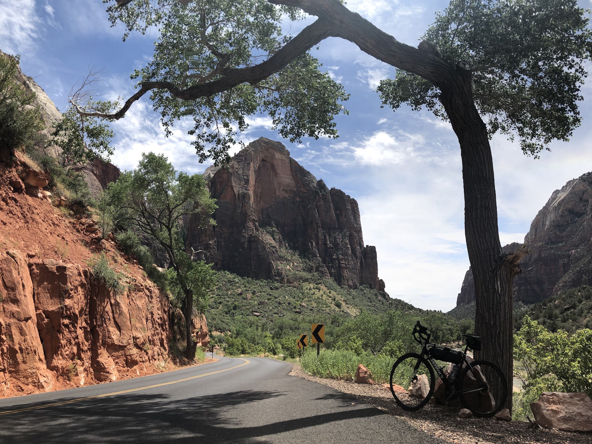 Cycling Zion National Park - Zion Canyon