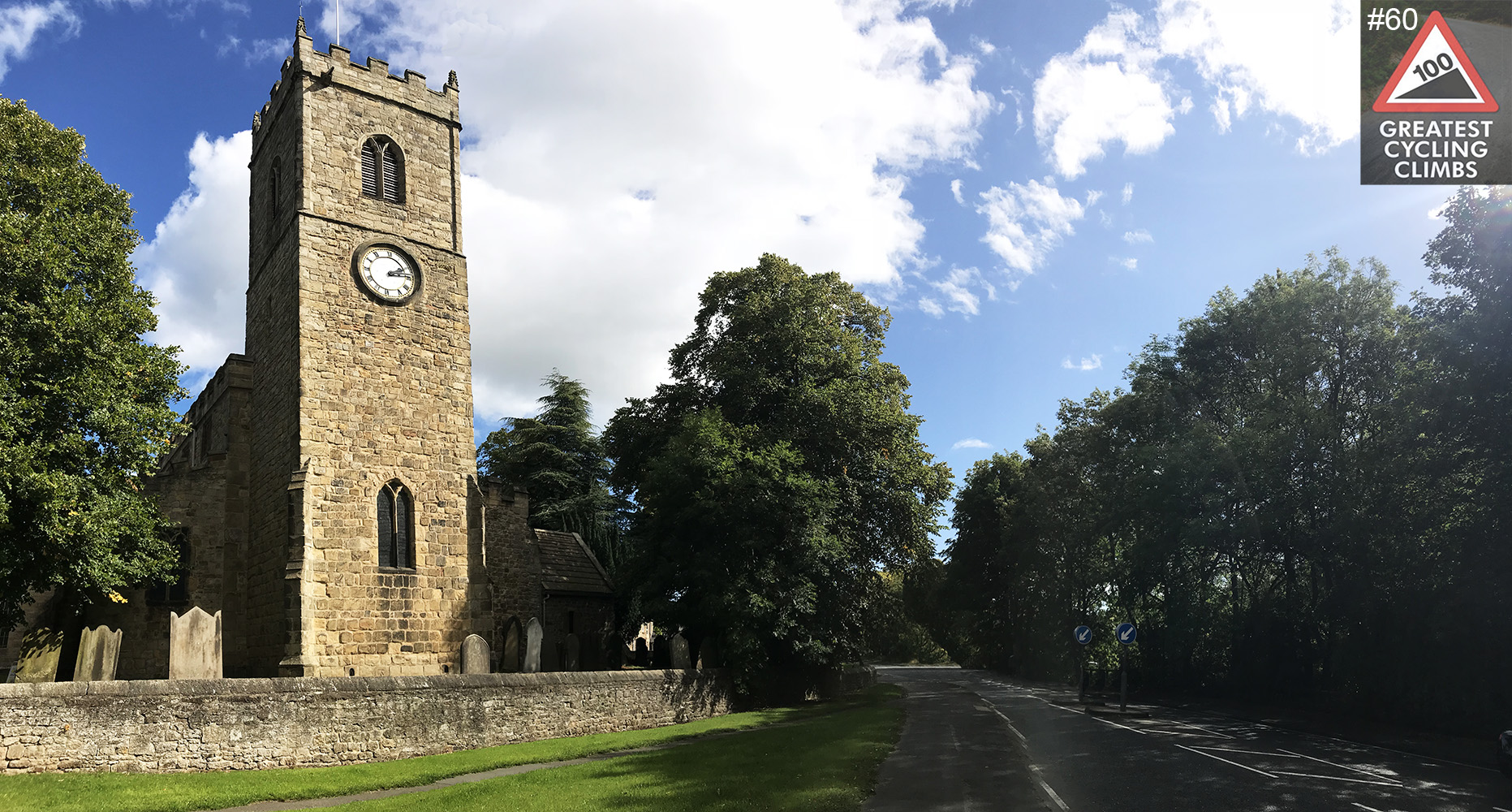 Cycling Peth Bank #60 Simon Warren 100 Greatest Cycling Climbs  - All Saints Parish - 100 Greatest Cycling Climbs logo