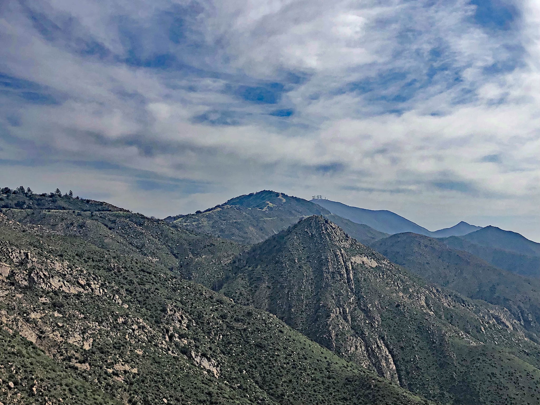 Aerial drone photo of Refugio Road Climb - W. Camino Cielo