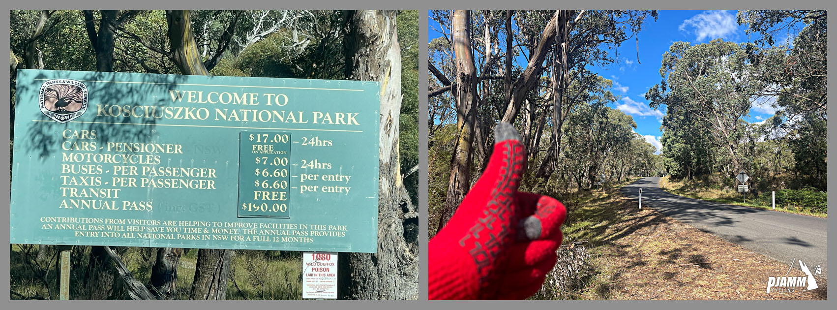 Entrance to Kosciuszko National Park