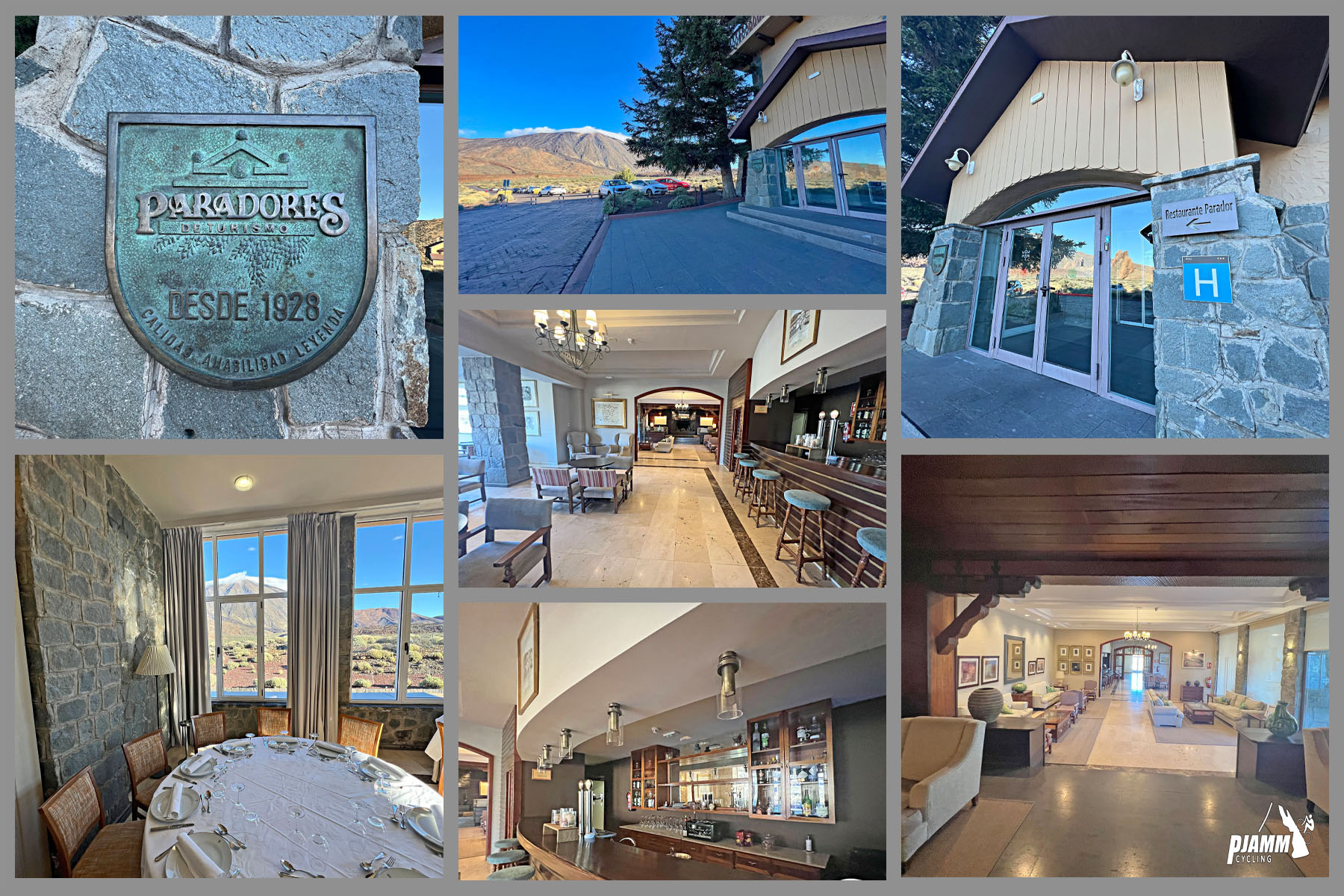 photo collage of Paradores hotel