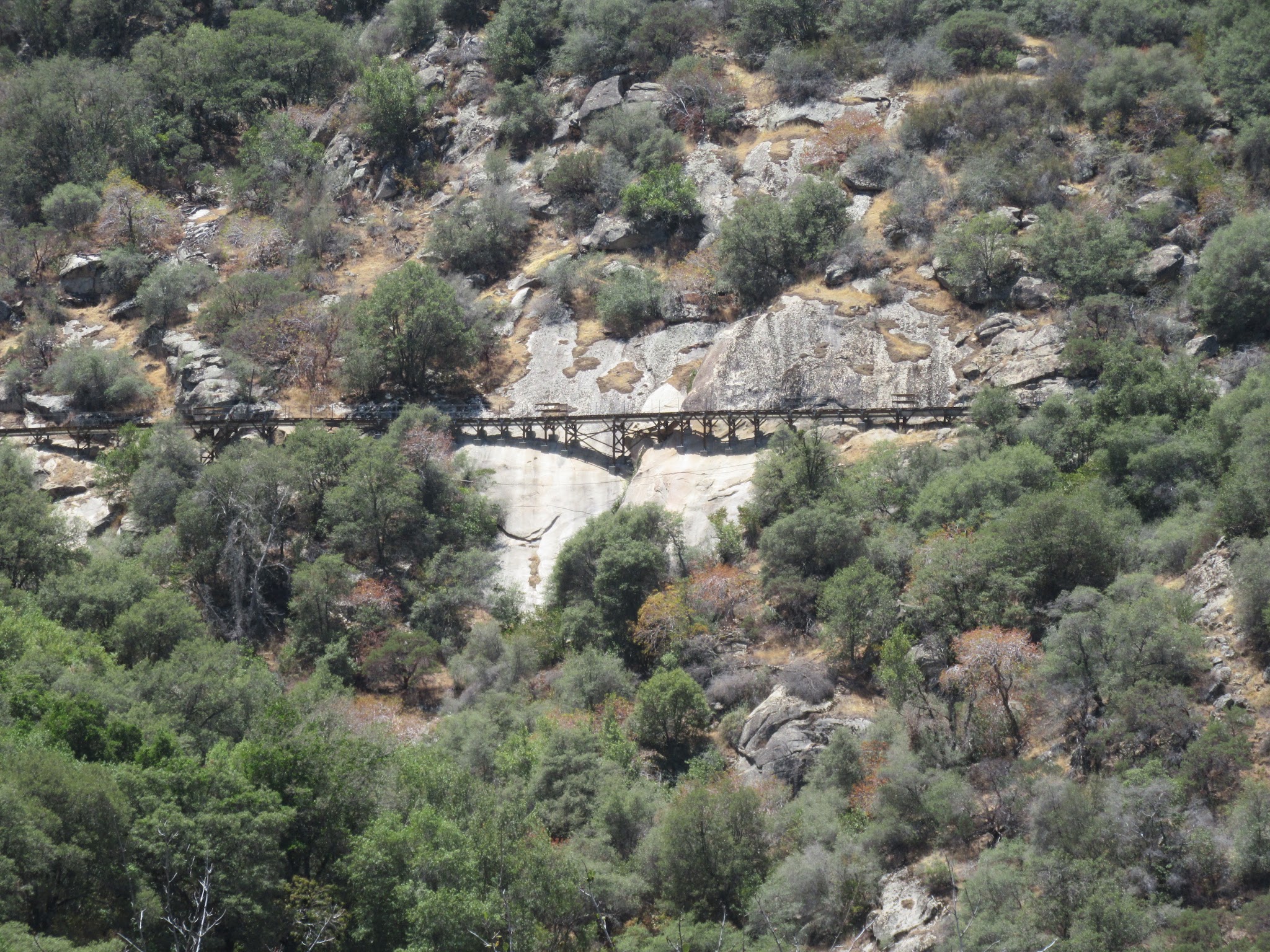 Mining Tracks on Mineral King Road bike climb. 