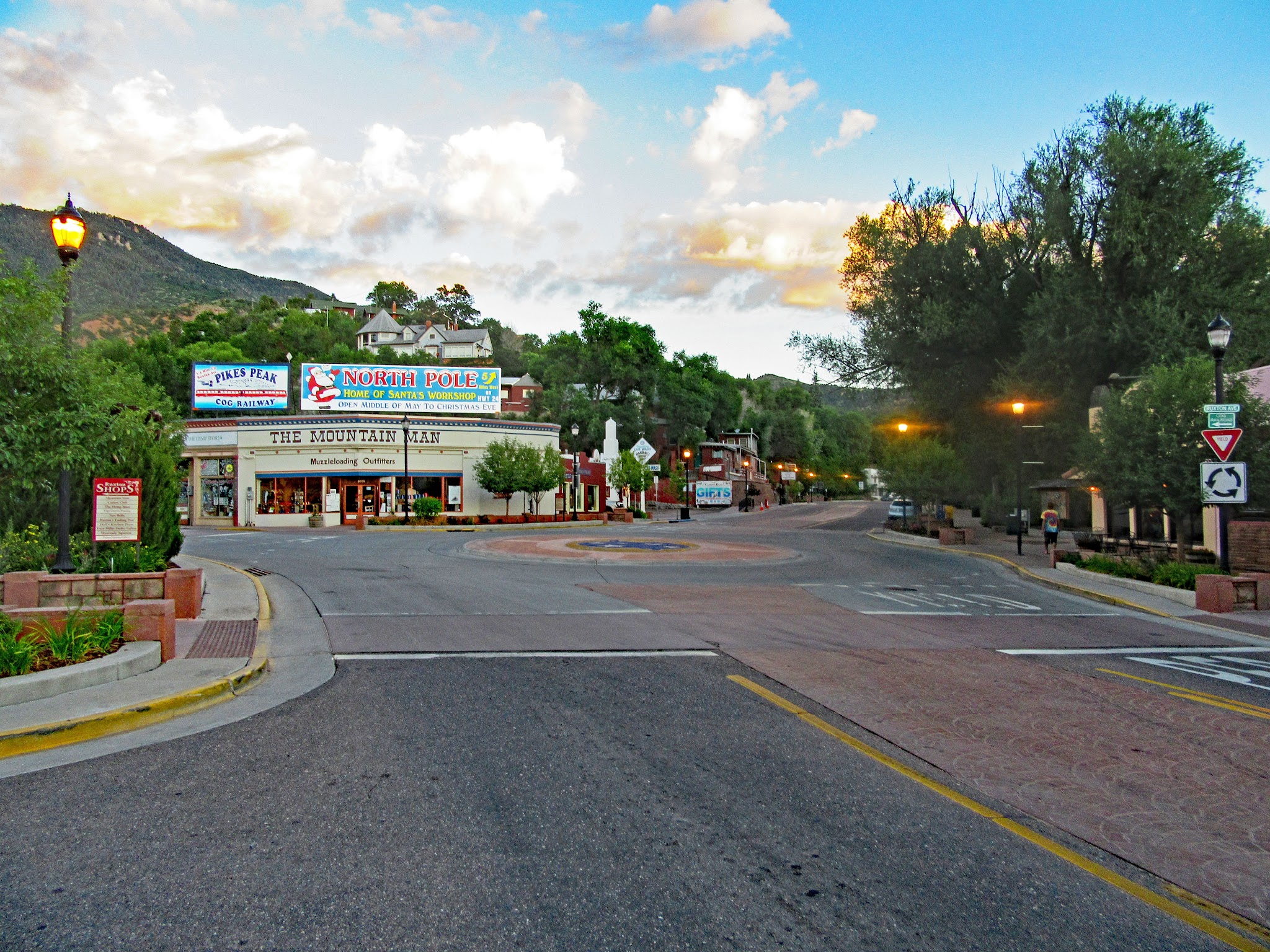 Manitou Springs - start of Pikes Peak bike climb