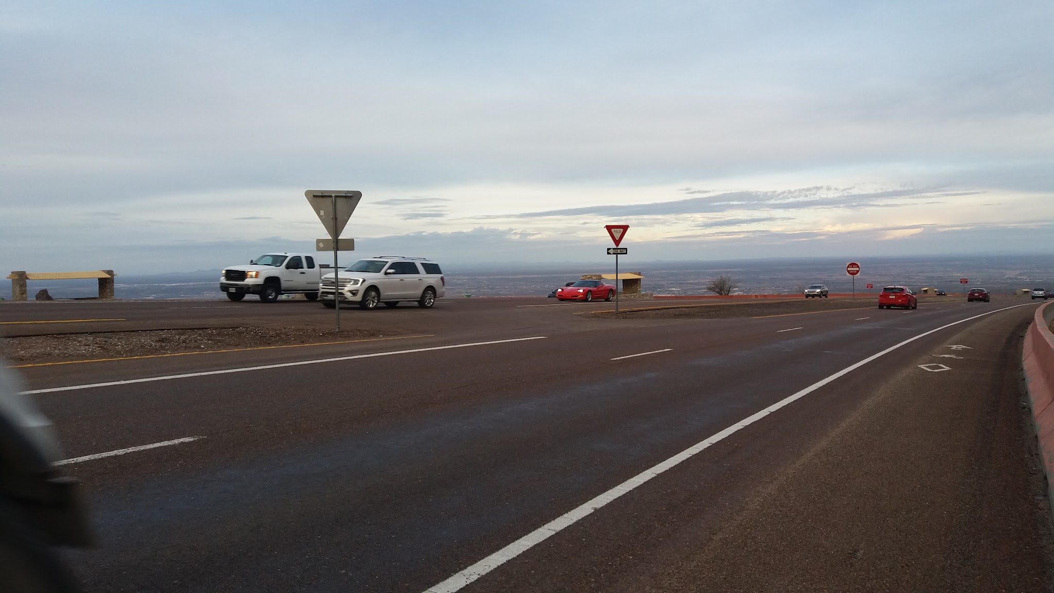 Smugglers Pass East - Transmountain Drive - top of climb