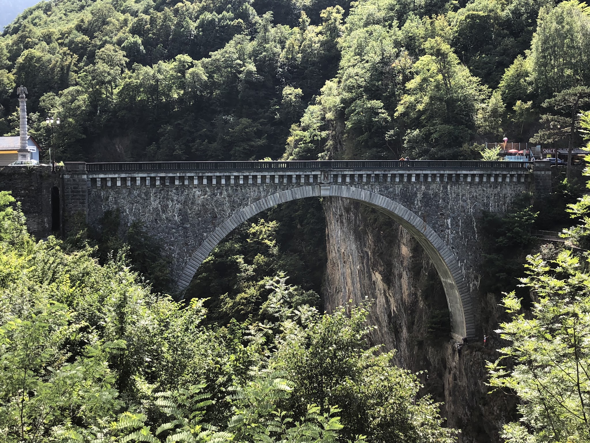 Cycling Tourmalet - Pont Napoléon Saut à l'élastique