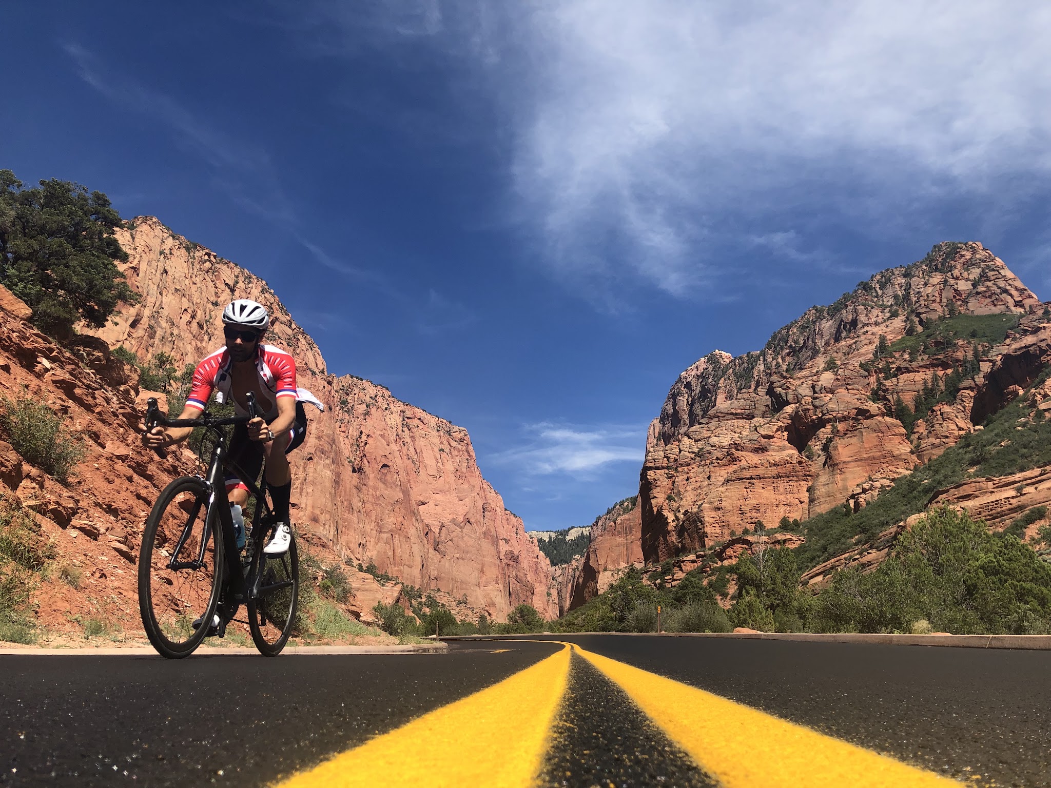 Cycling Zion National Park - Kolob Canyon Road