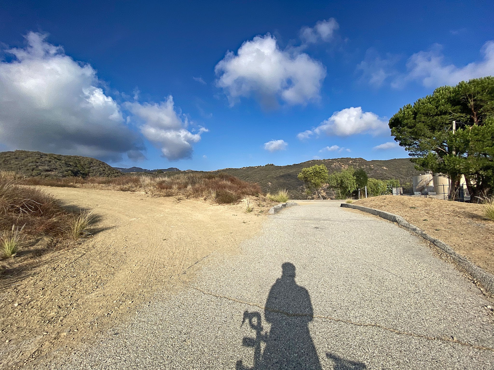 Cycling Big Rock Drive to Stunt Road - end of pavement roadway, turns to dirt/gravel