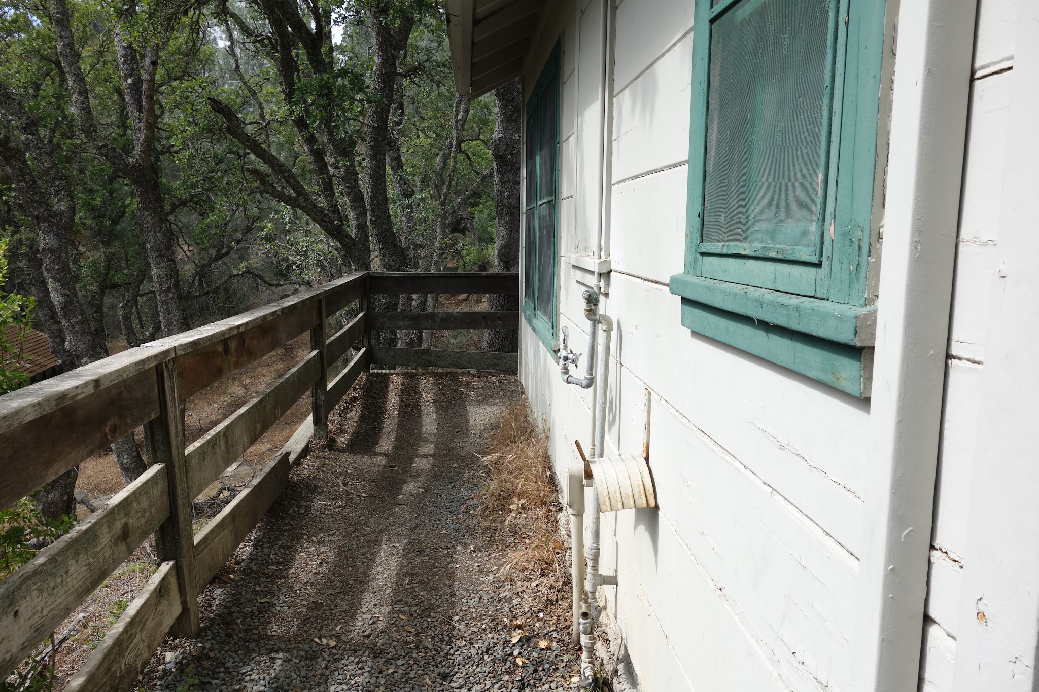 Bicycling up Mt. Diablo - water faucet at Junction Ranger Station 