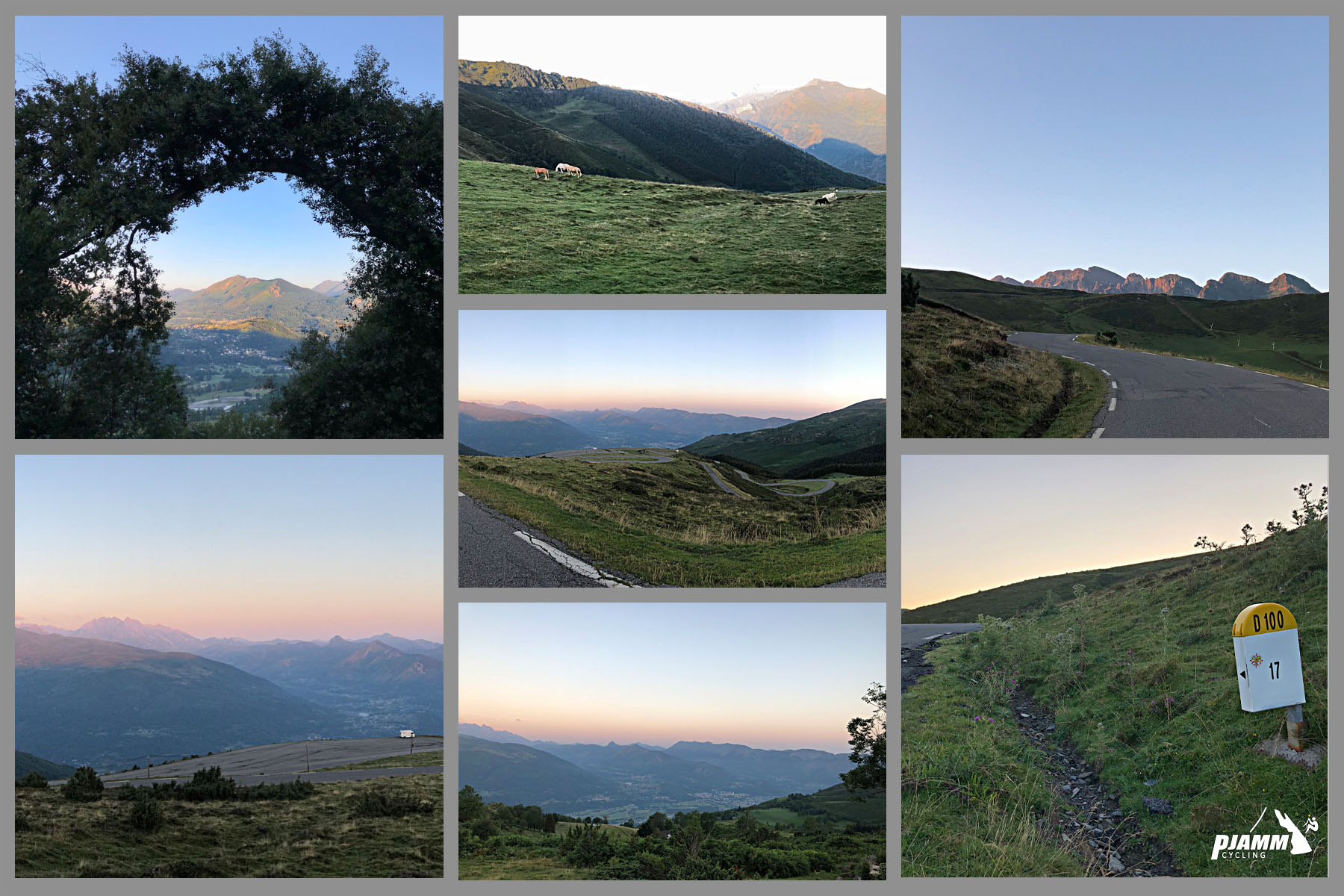 Cycling Hautacam sunrise on Hautacam ride in 2018
