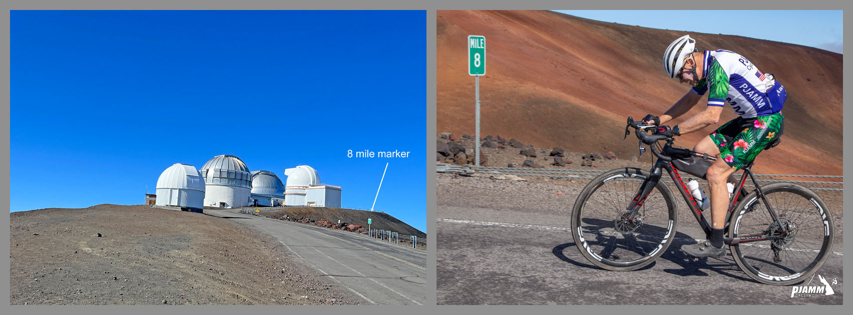 PJAMM Cyclist John Johnson summits Mauna Kea