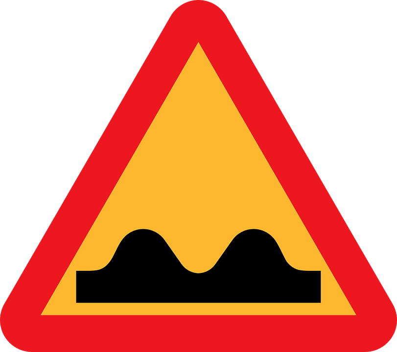 Free vector graphic: Caution Sign, Speed Bump Ahead - Free Image ...