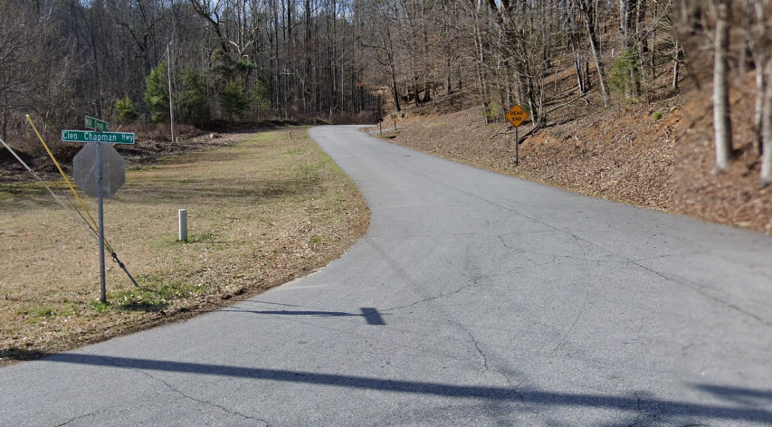 A road with trees in the background

Description automatically generated
