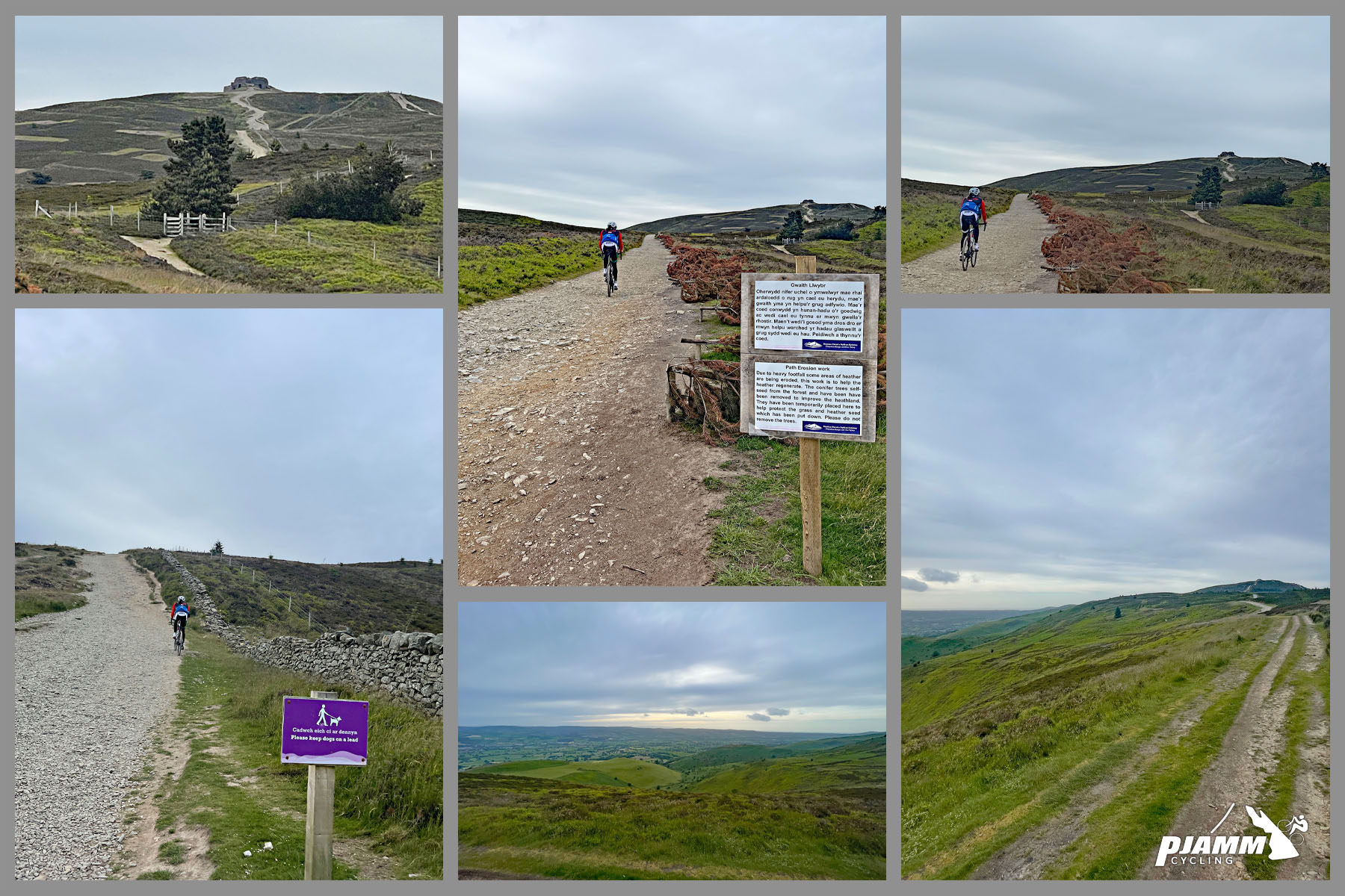 views along the gravel trail to Jubilee Tower