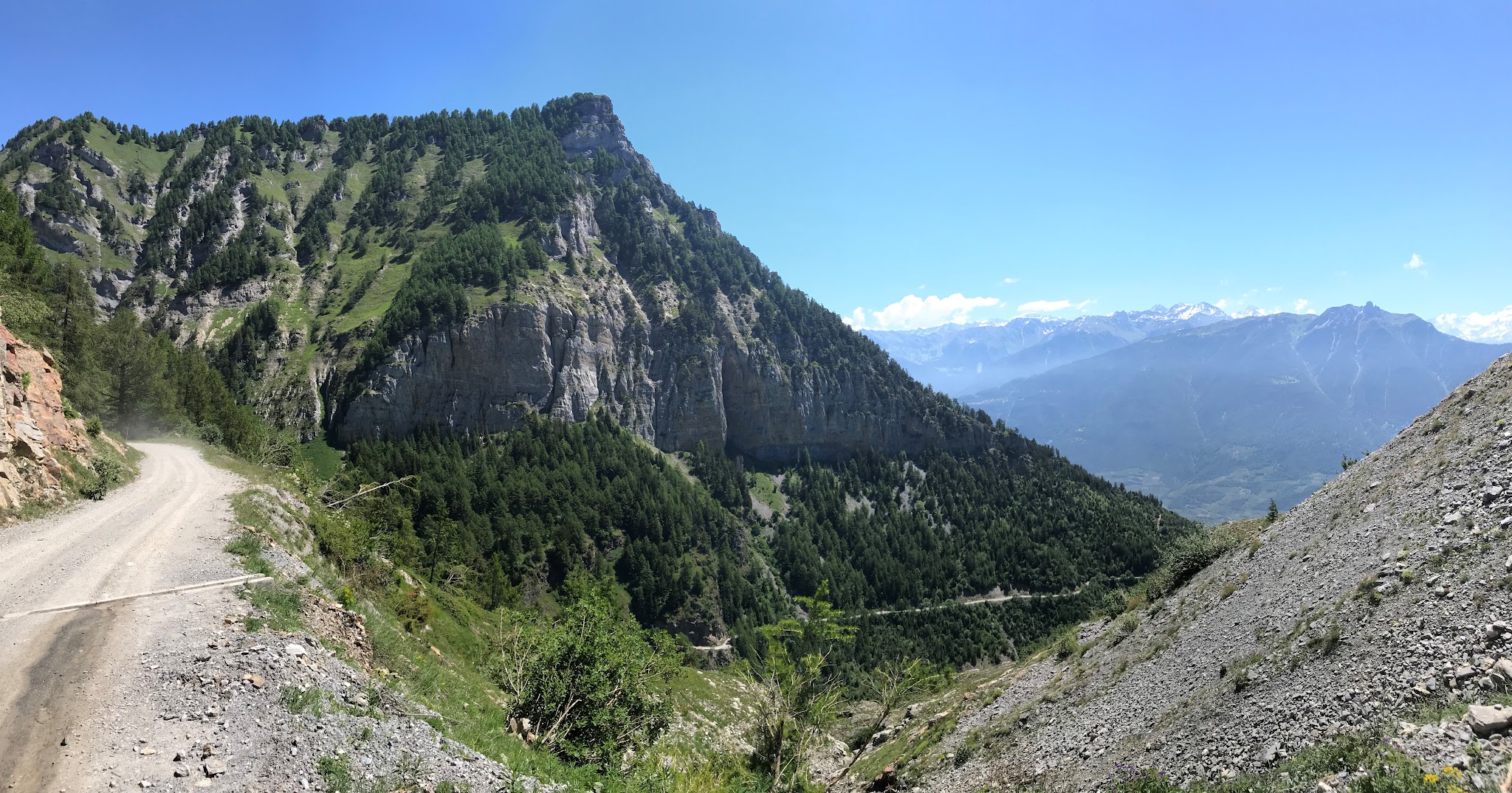 Climb by bike Top Swiss bike climbs near Sion - Fully -L'Erie - road, canyon, mountains