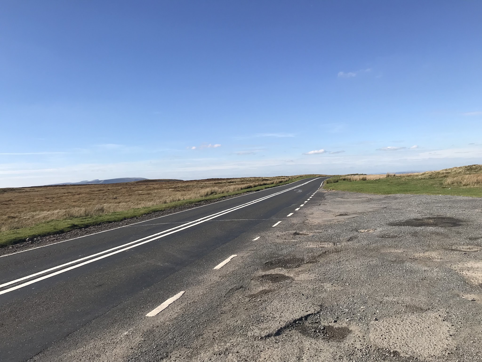 Biking Llangynidir Mountains #94 Simon Warren 100 Greatest Cycling Climbs  - road at top