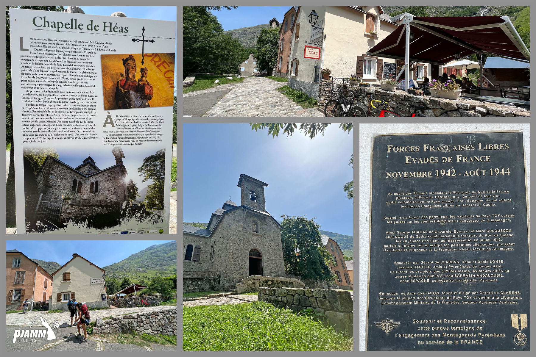 Chapelle de Heas and Auberge de La Munia