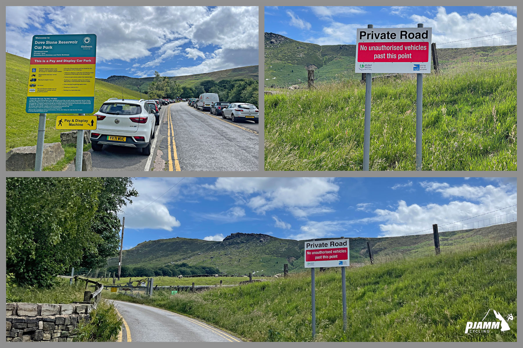 parking at climb's start, Dovestone Reservoir 