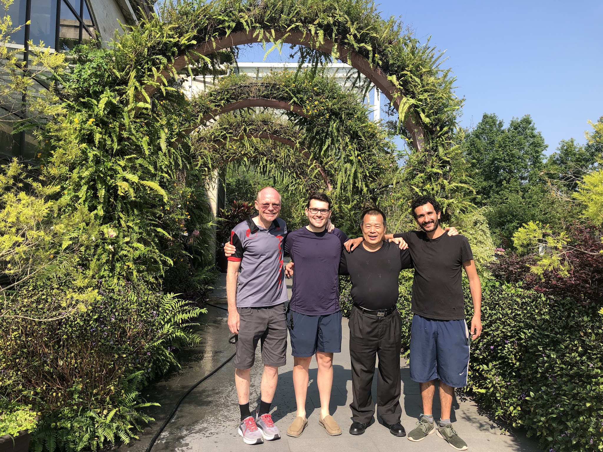 Bicycling climb of Wuling Pass North -  PJAMM Cycling and our driver Simon