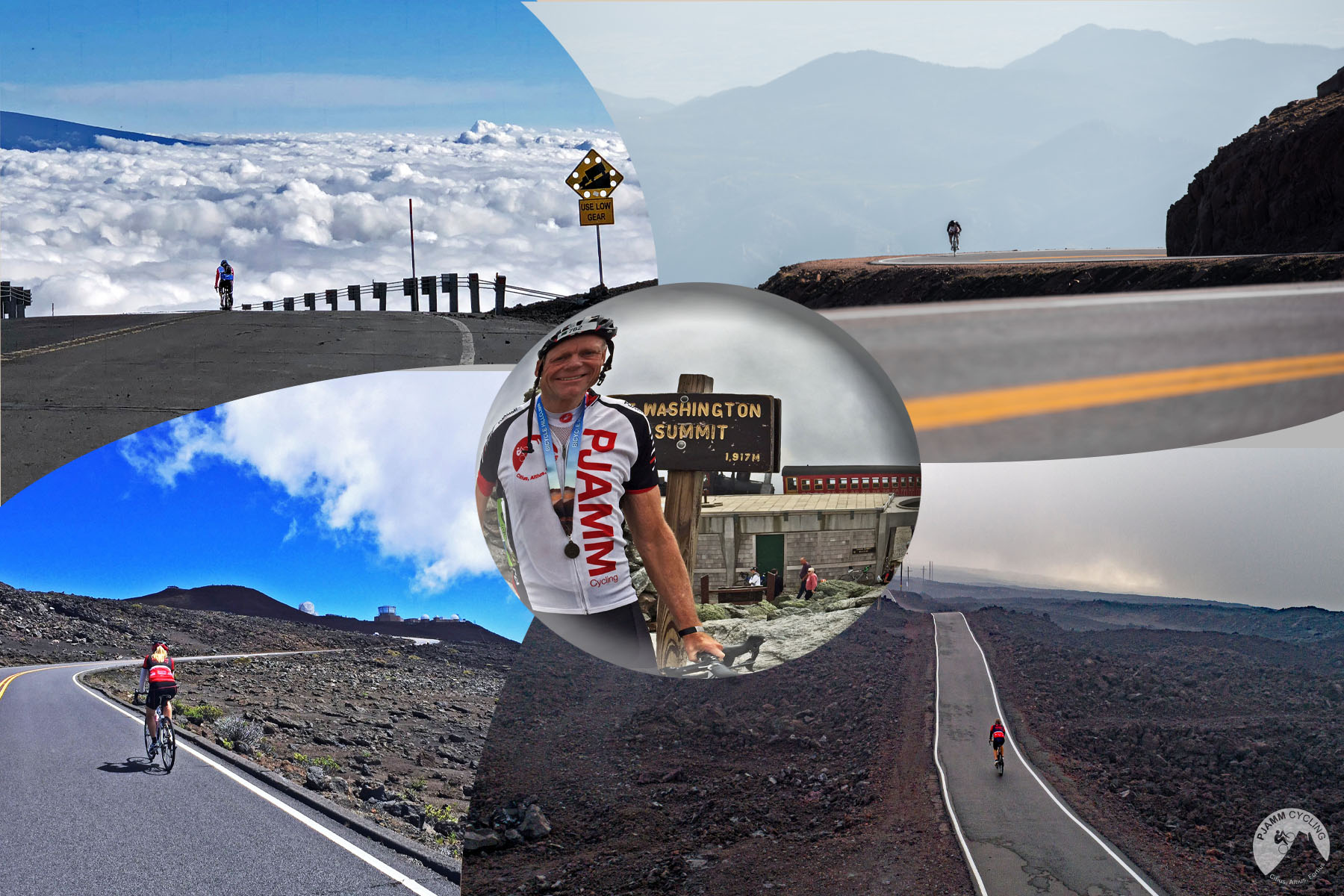 Cycling the Top 10 USA Hardest Climbs - Mauna Kea, Hawaii; Pikes Peak, Colorado; Mauna Loa, Hawaii; Haleakala, Hawaii; Mt. Washington, New Hampshire 