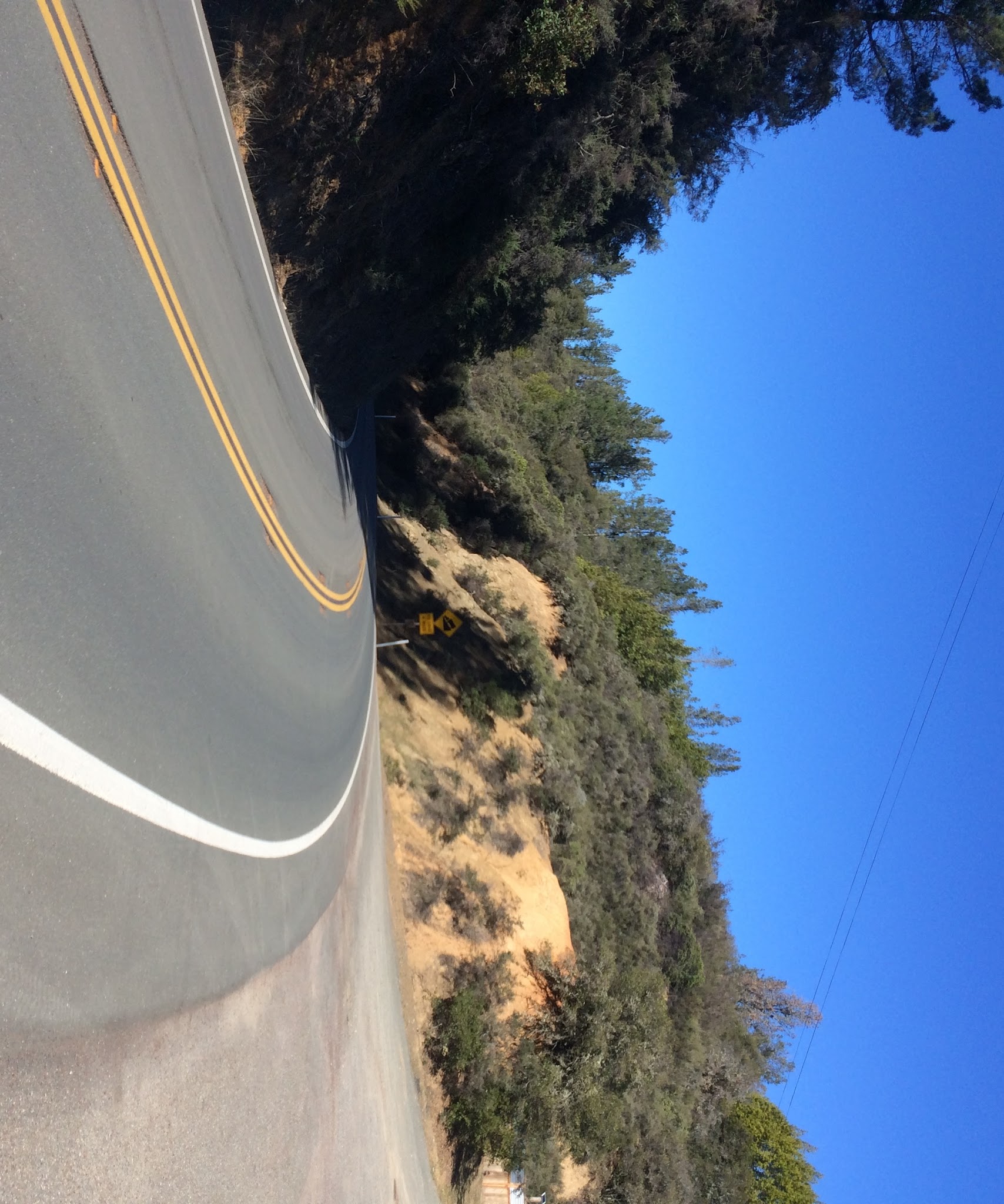 Bike Climb of Hopland Grade - finish and sign