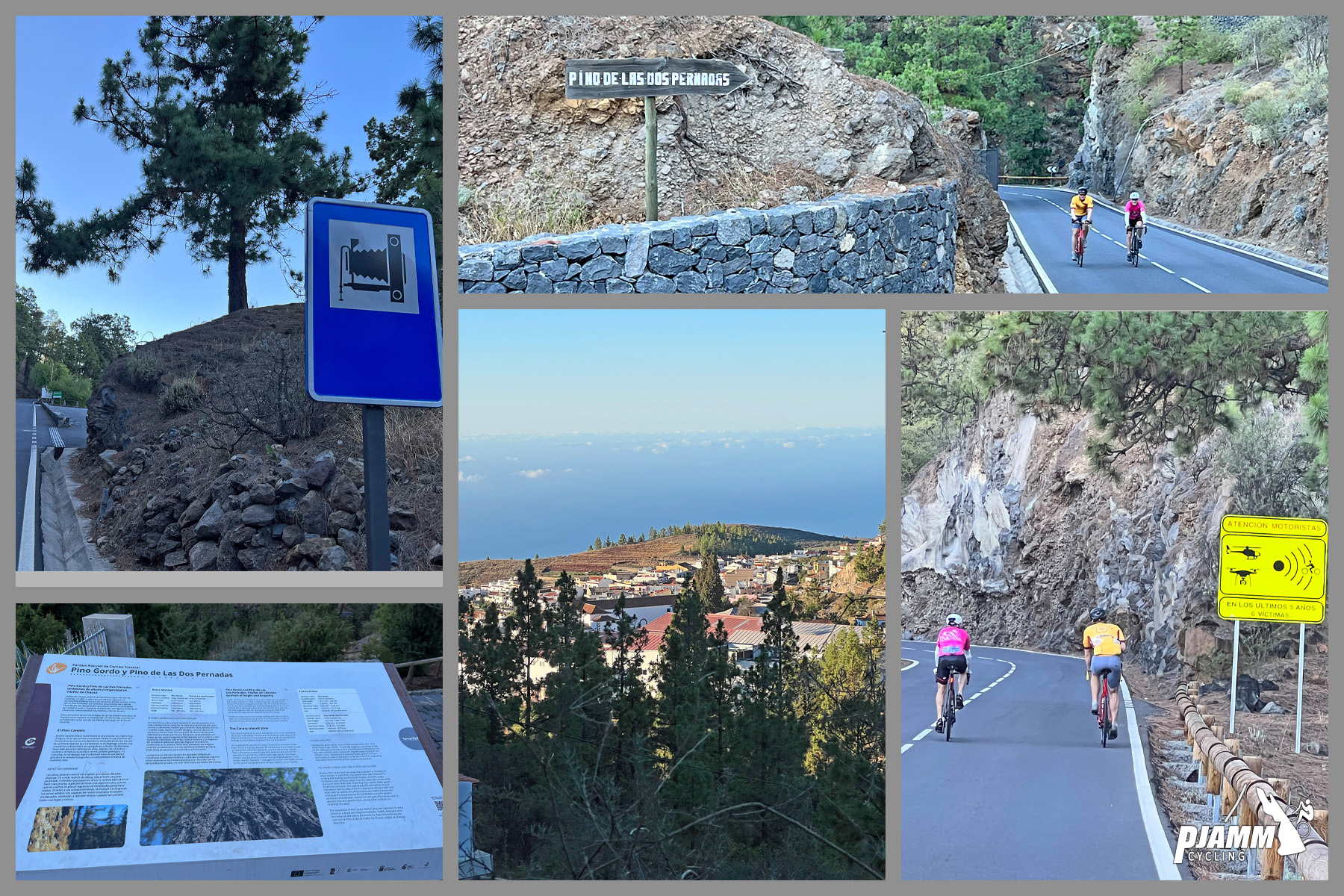 second climb segment, from Vilaflor to the National Park sign