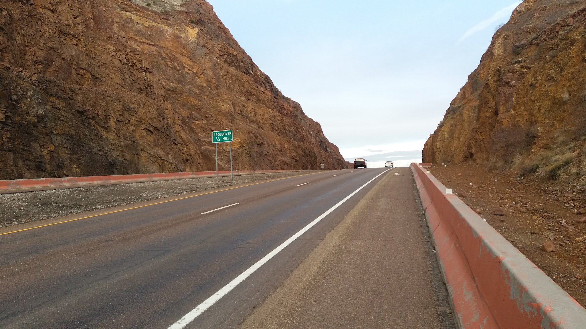 Cycling Smugglers Pass East - Transmountain Drive - the pass and elevation sign