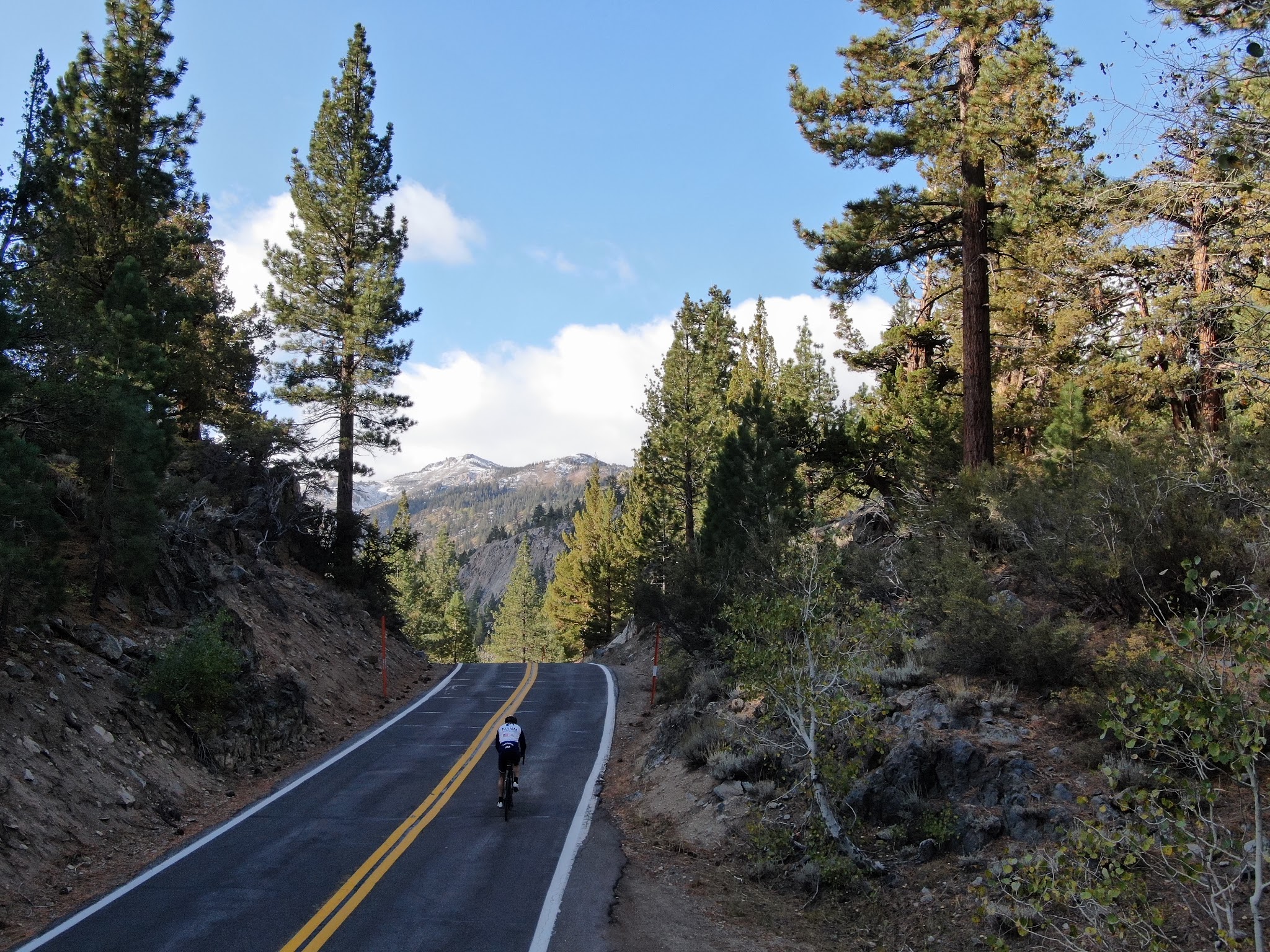Biking Sonora Pass West - Pacific Coast Trail sign