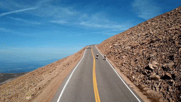 Cycling Top US Bike Climbs - Pikes Peak video - hairpins, switchbacks