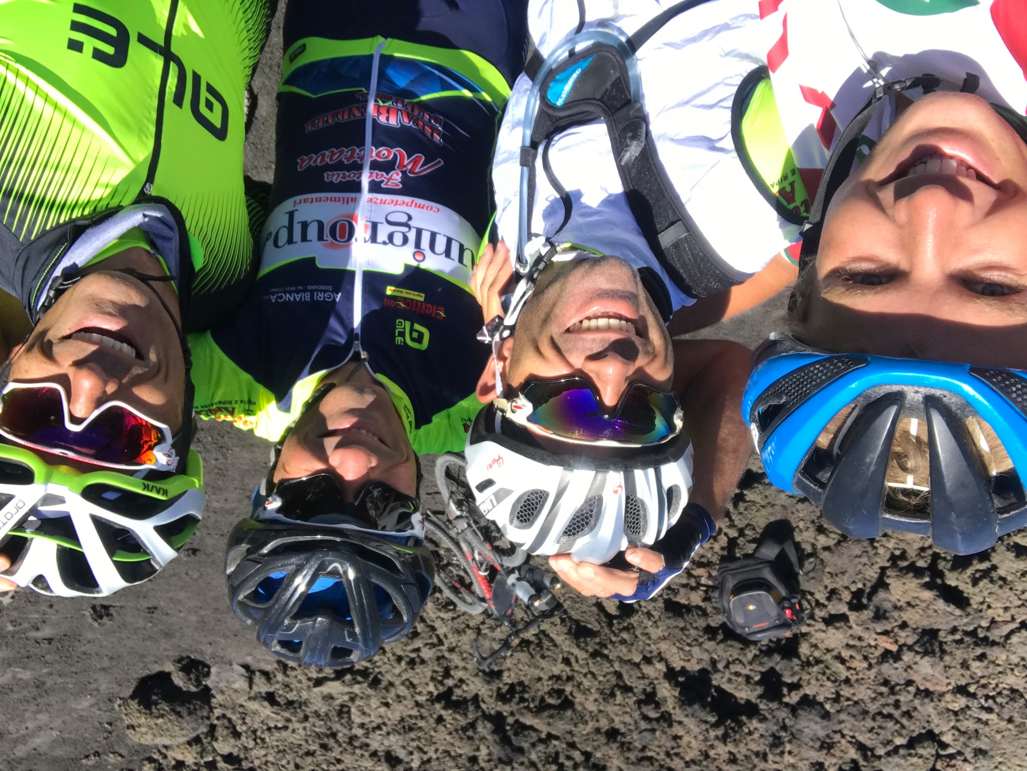 PJAMM Brad Butterfiled at top of Mount Etna