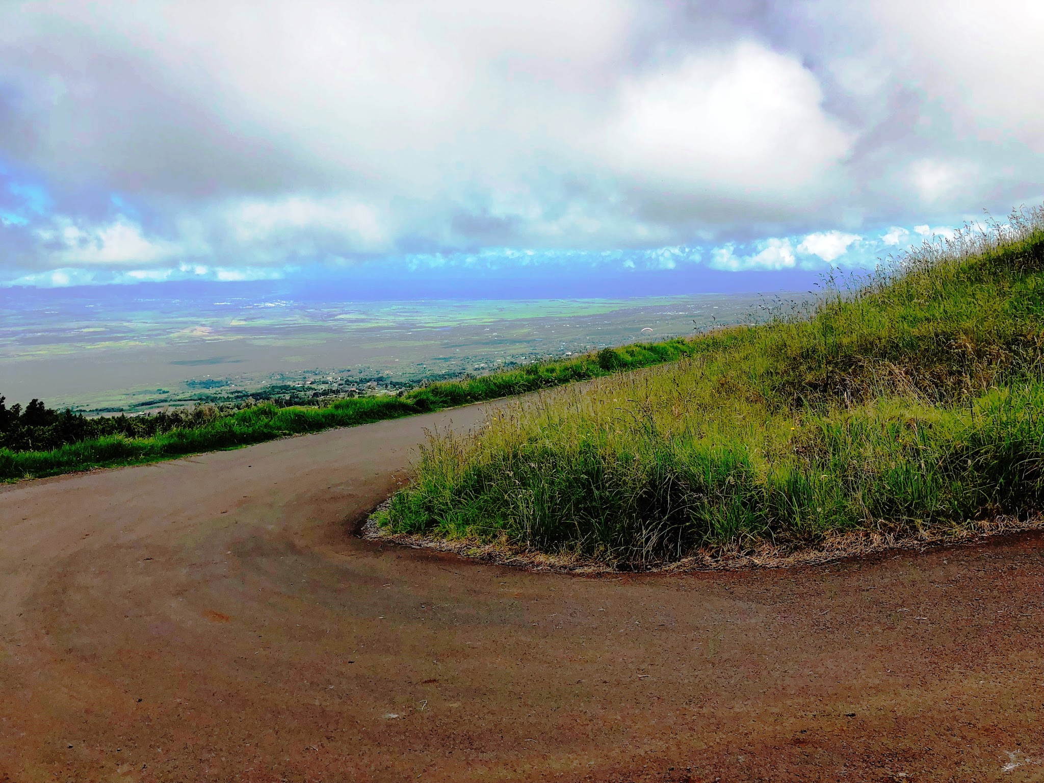 Cycling Waipoli Road - hairpins