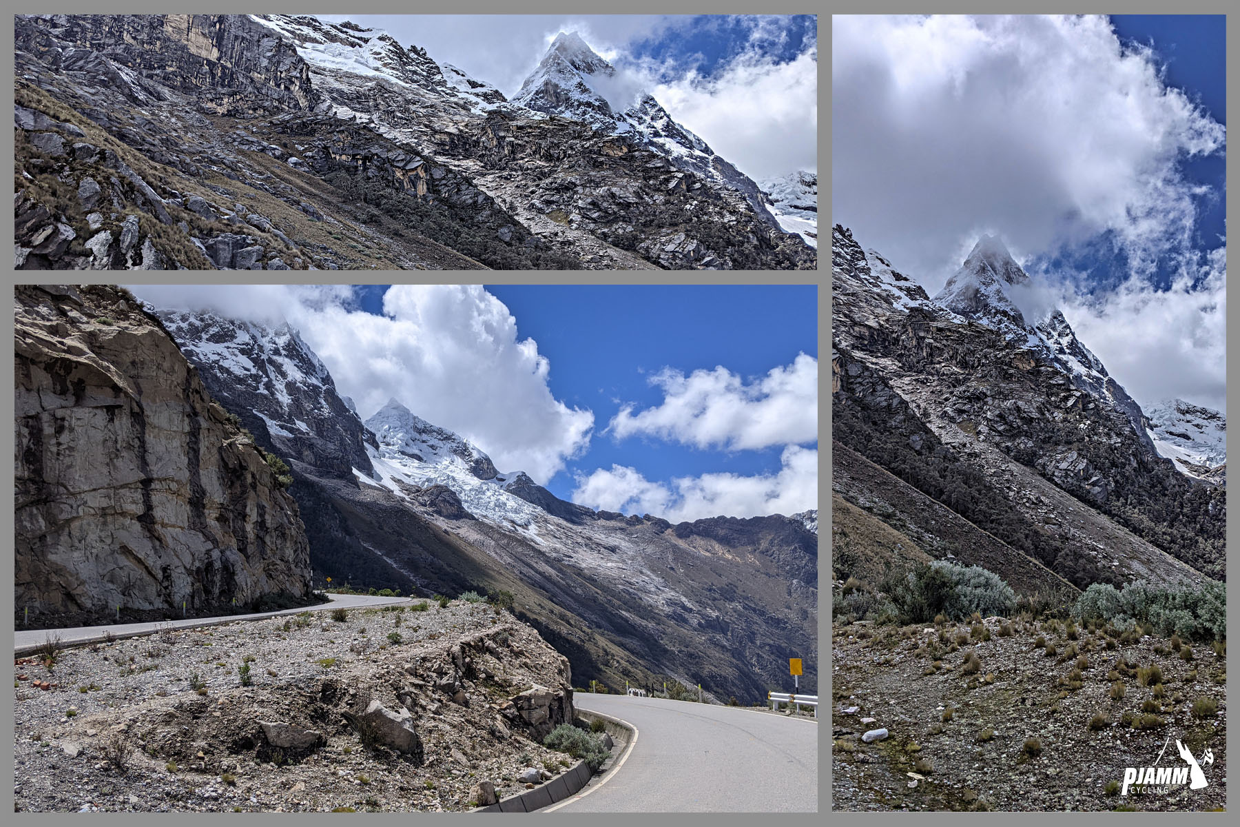 Nevado Ulta mountain seen from the top of the hairpins