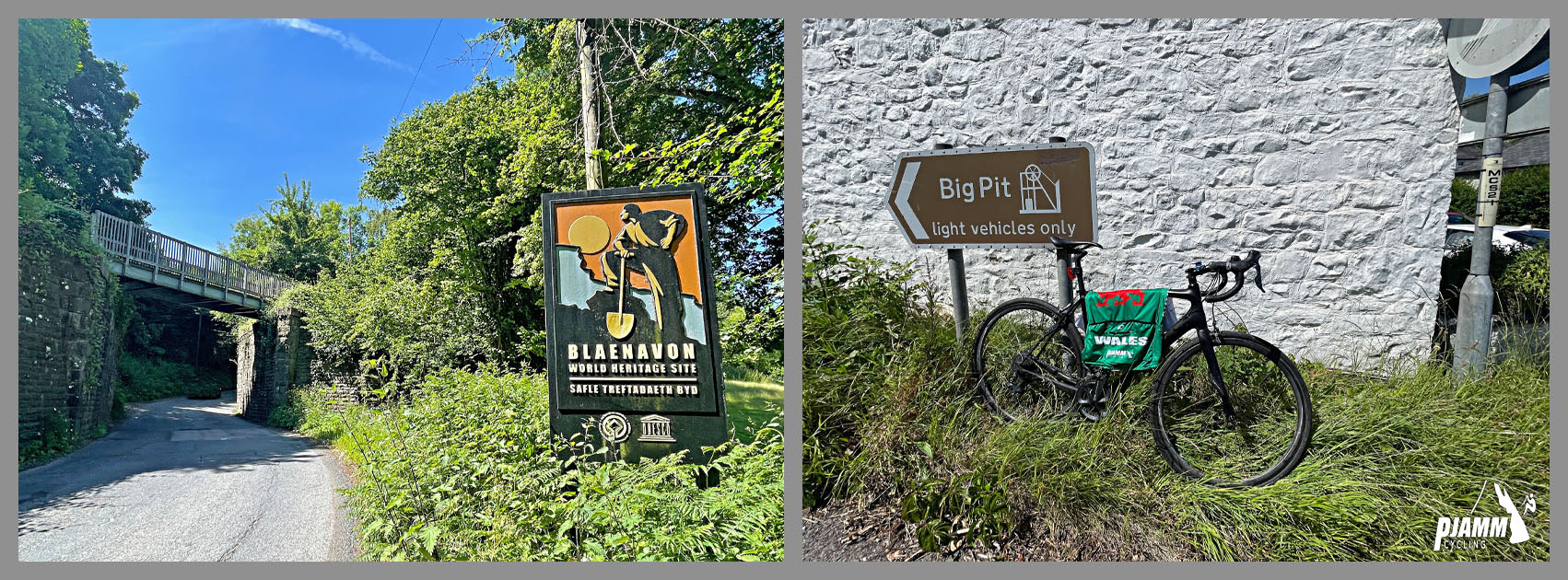 World Heritage Site signs - Blaenavon, Big Pit