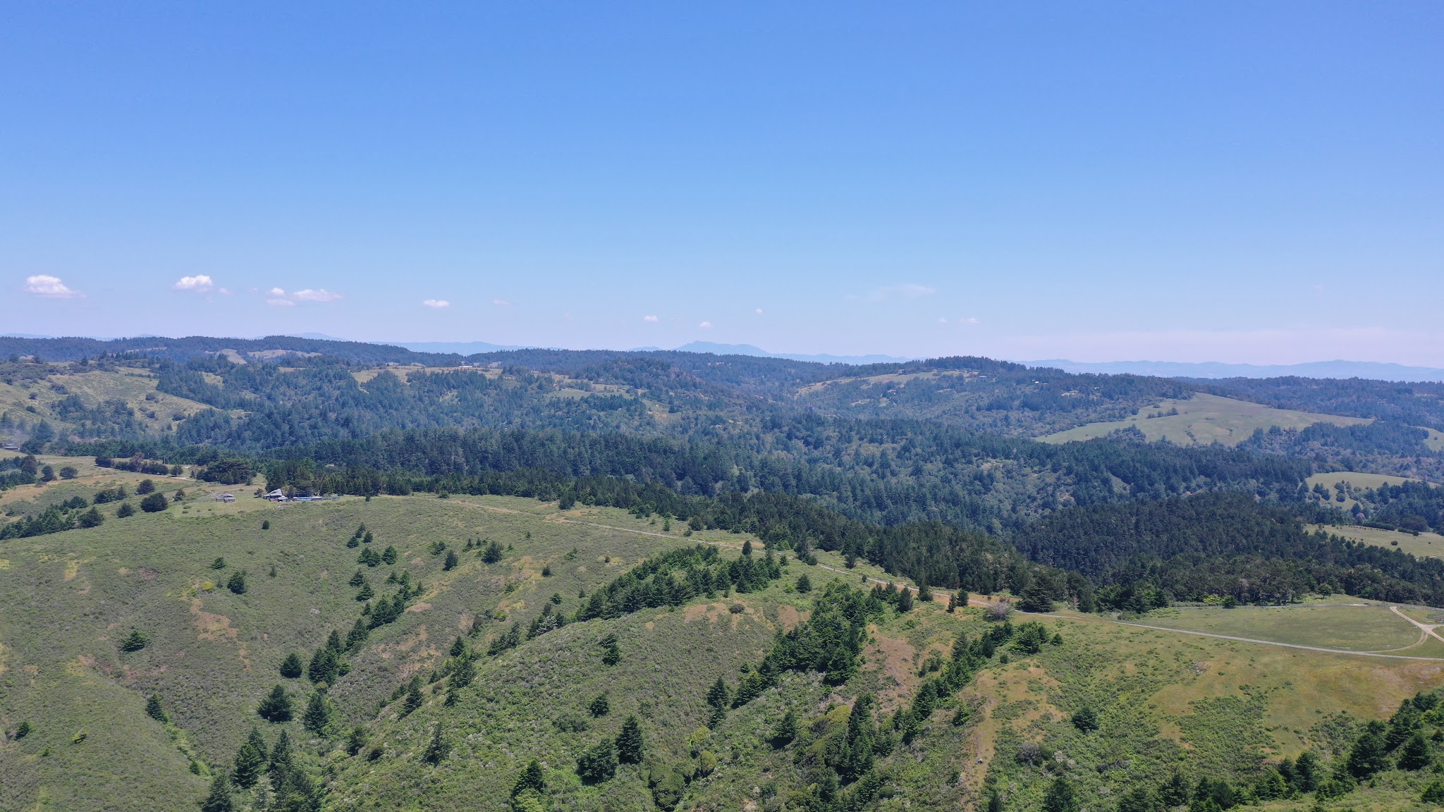 Coleman Valley Road Cycling Coleman Valley Road - aerial drone photo of Mt. St. Helena