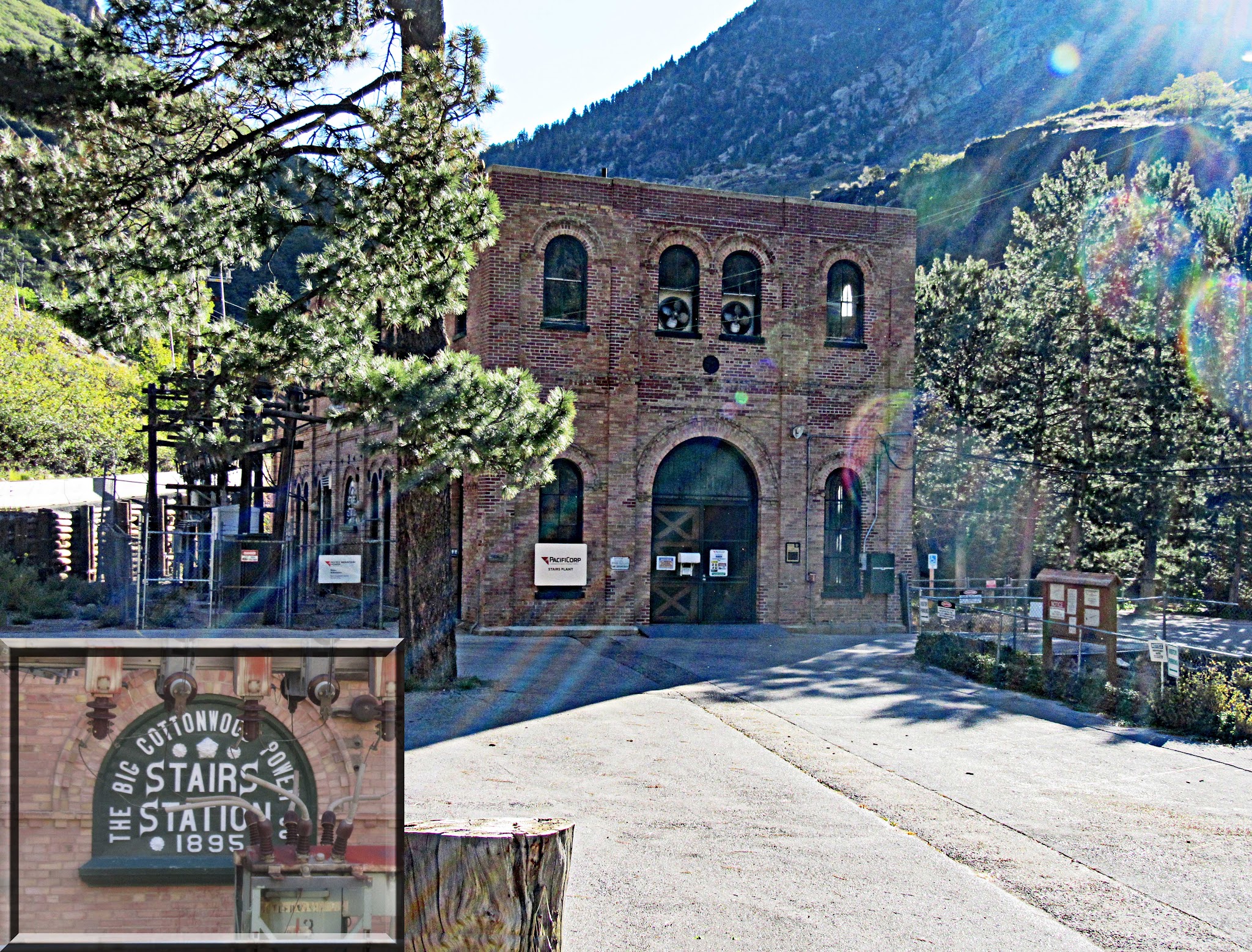 Hydroelectric Plant on Big Cottonwood Canyon bicycle climb