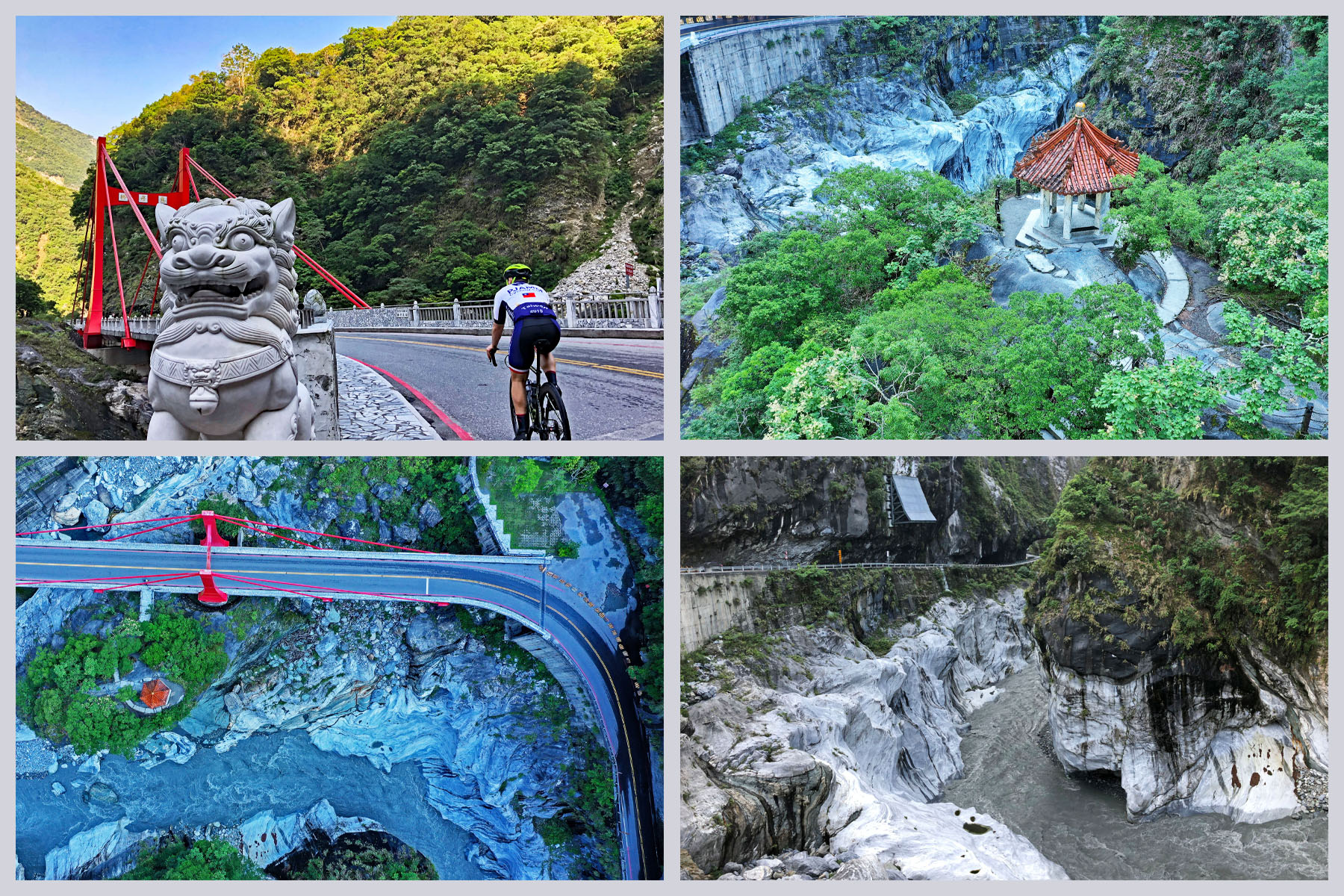 Tarako Gorge - large stone statues, naturally occurring marble