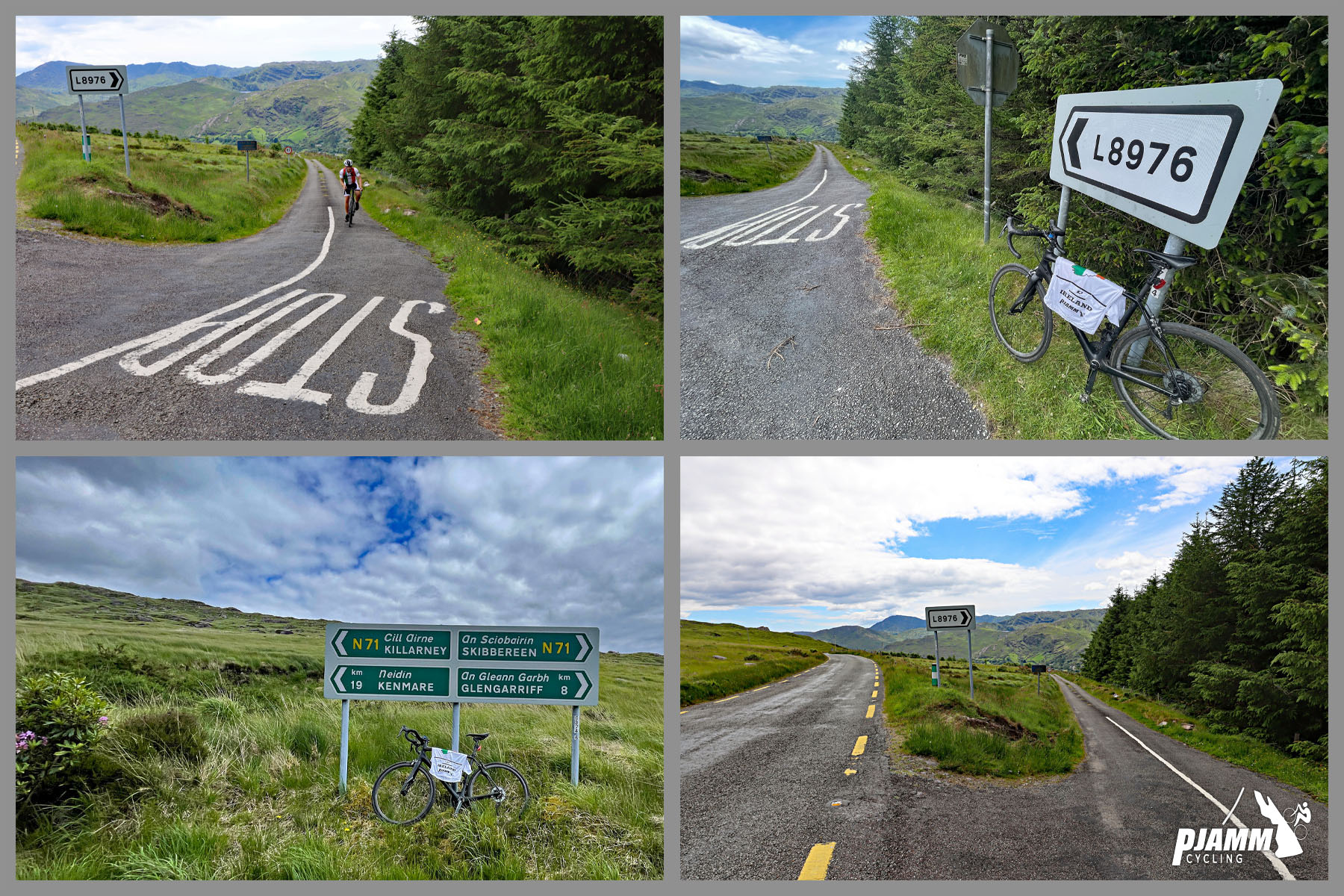 climb finish, T-intersection of L8976 and N71