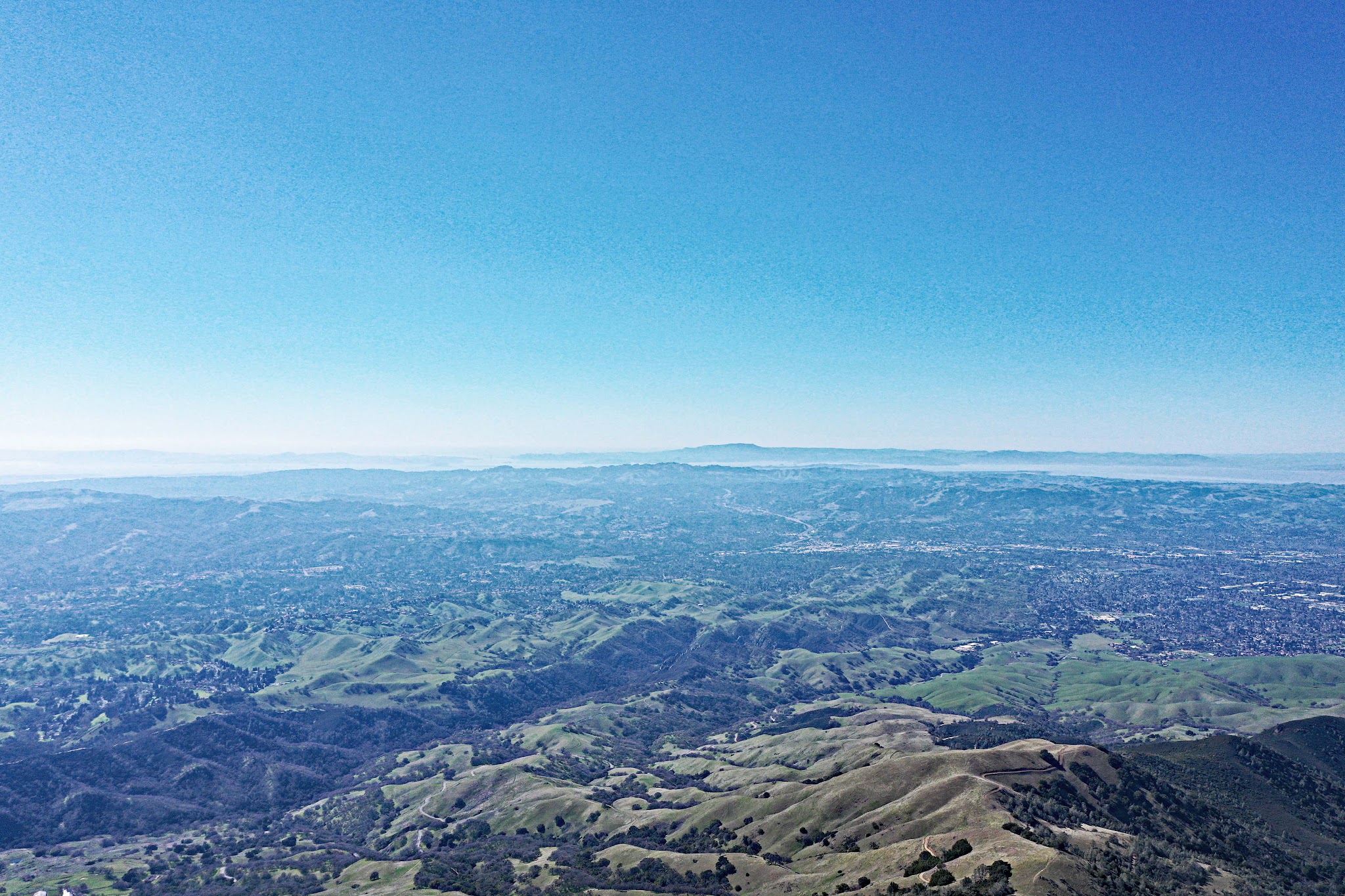 Bicycle ride up Mt. Diablo - Summit Road - Golden Gate Bridge and Mount Tamalpais 