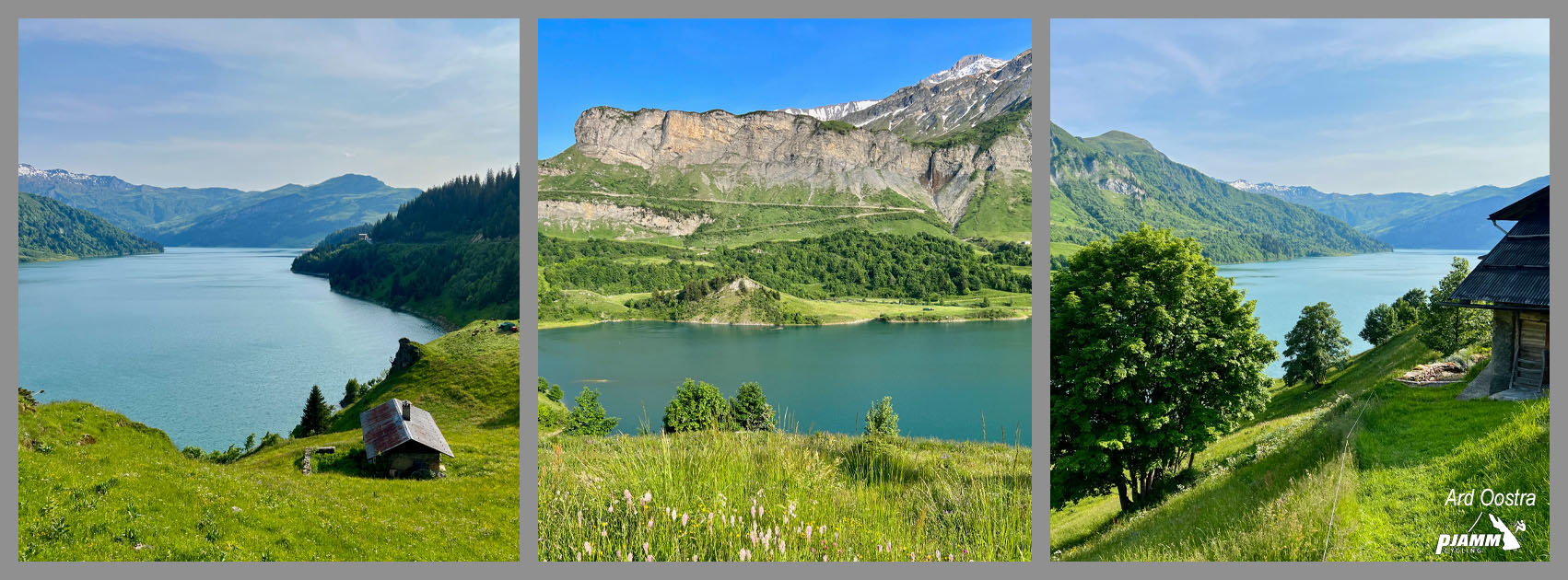 pastoral views of Lake Roseland, the Roseland Dam, and the lush green pastures surrounding it