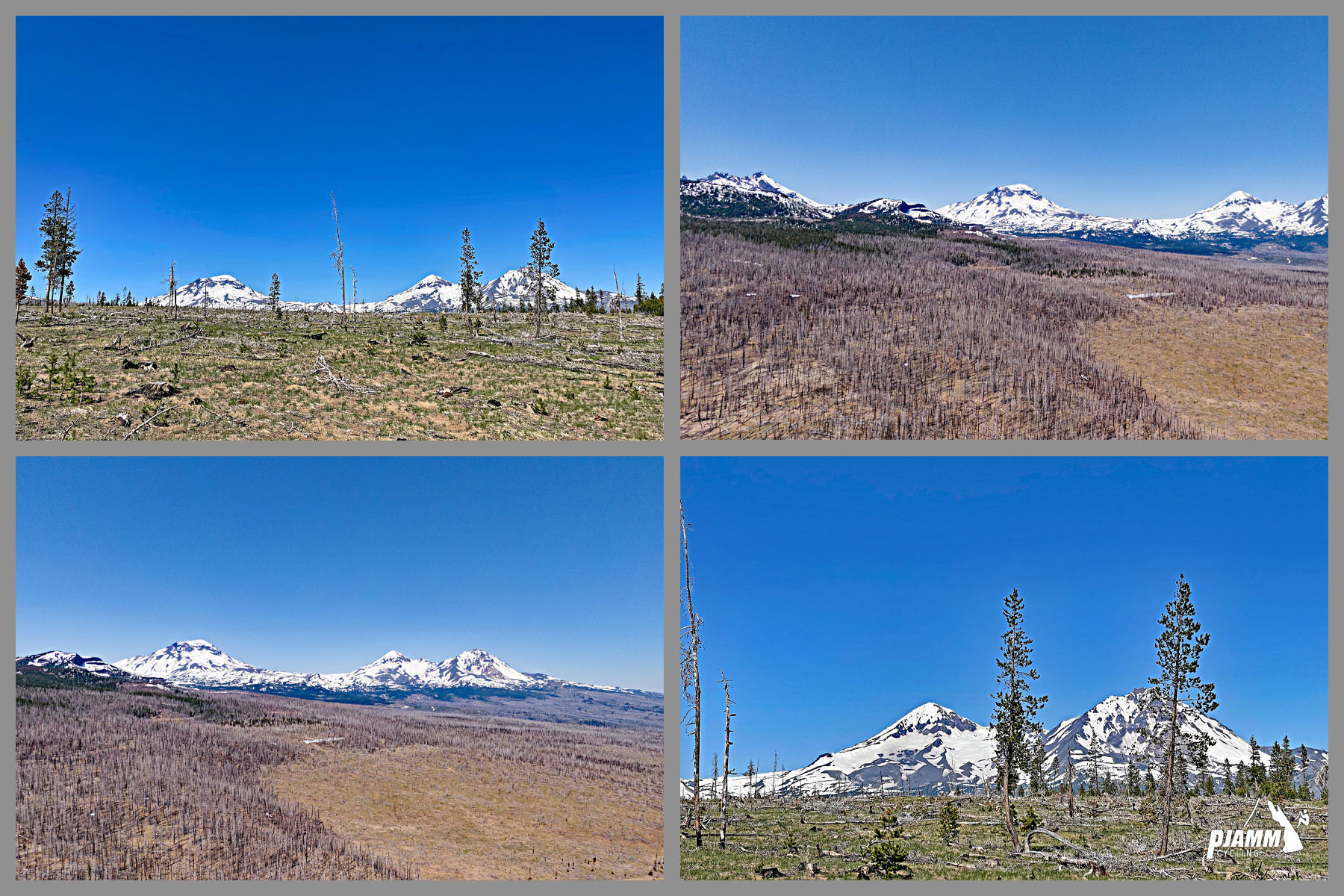 Three Sisters Volcanic Peaks