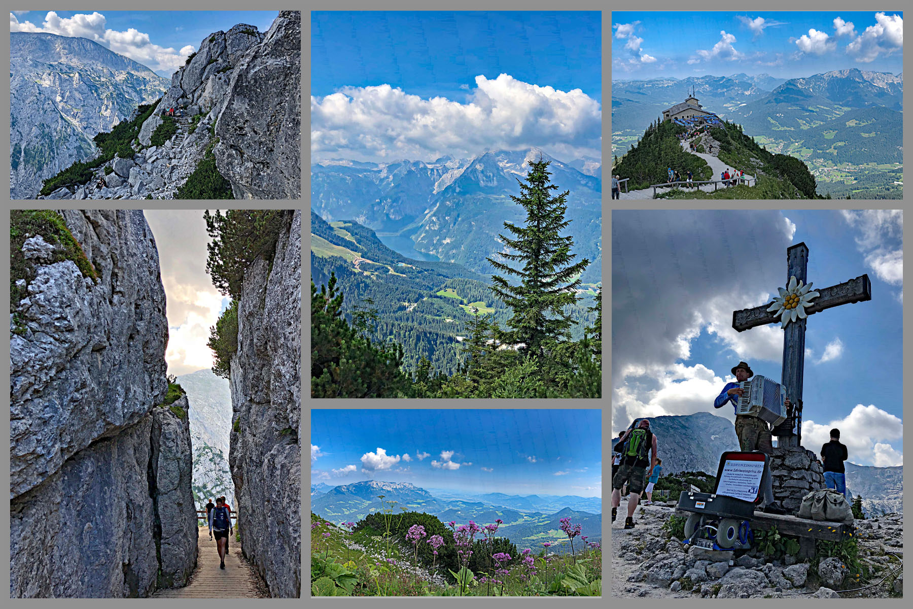 Bicycling to Eagles Nest - view of valley and mountains from top
