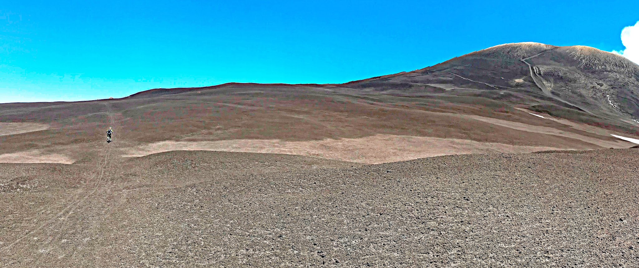 Cycling Top Italy Bike Climbs  - Mt Etna, flowers and the volcano