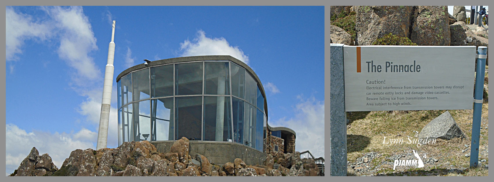 Pinnacle Observation Shelter at climb summit