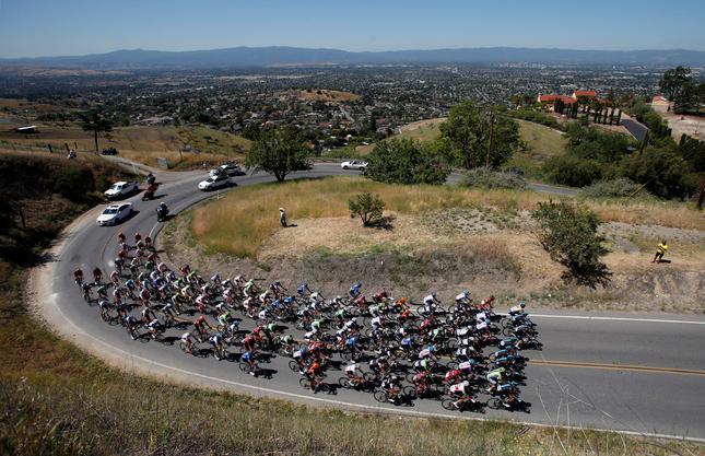 Mt. Hamilton bike climb - Tour of California