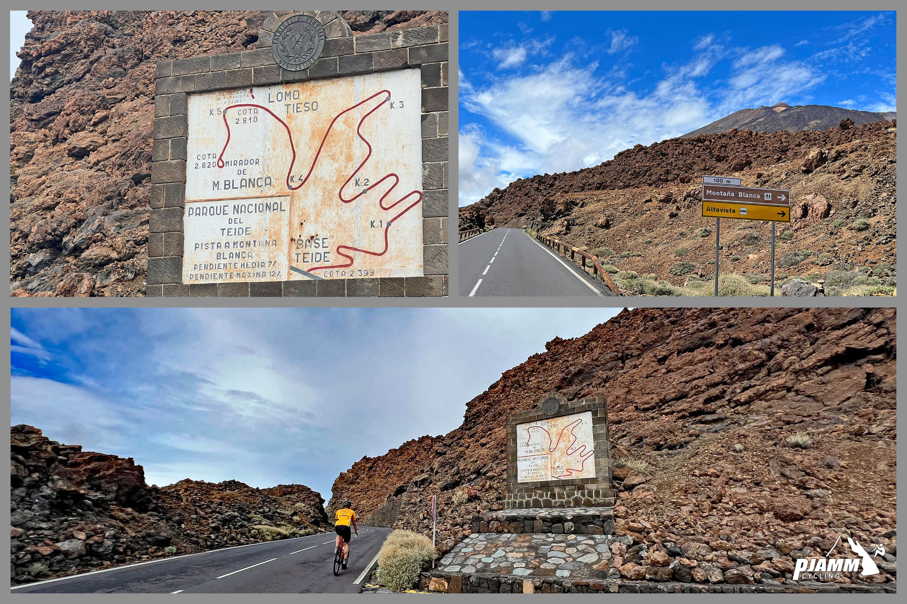 climb finish at Lomo Tiesco, the highest paved point on the island