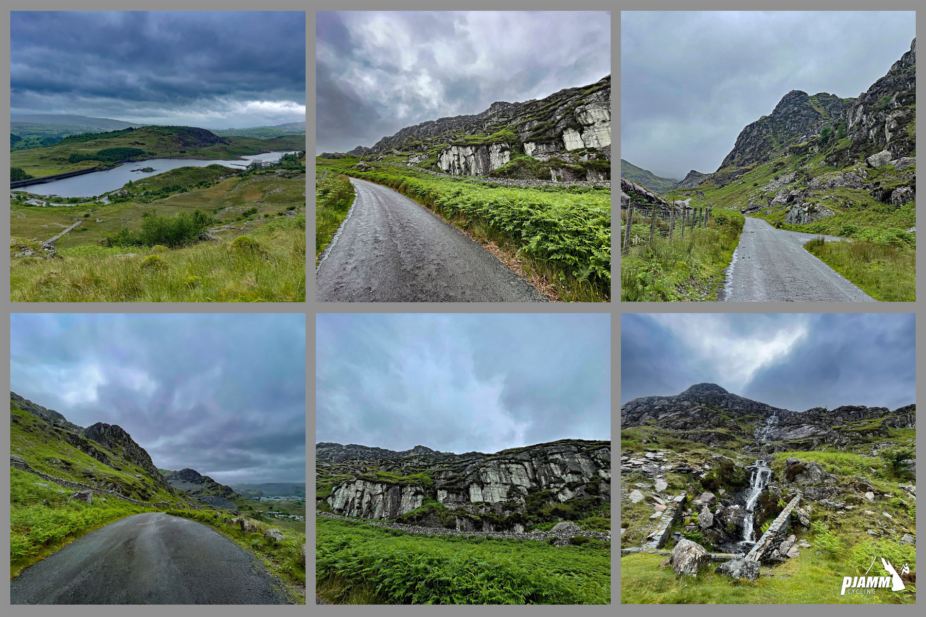 photo collage shows Tanygrisiau Reservoir