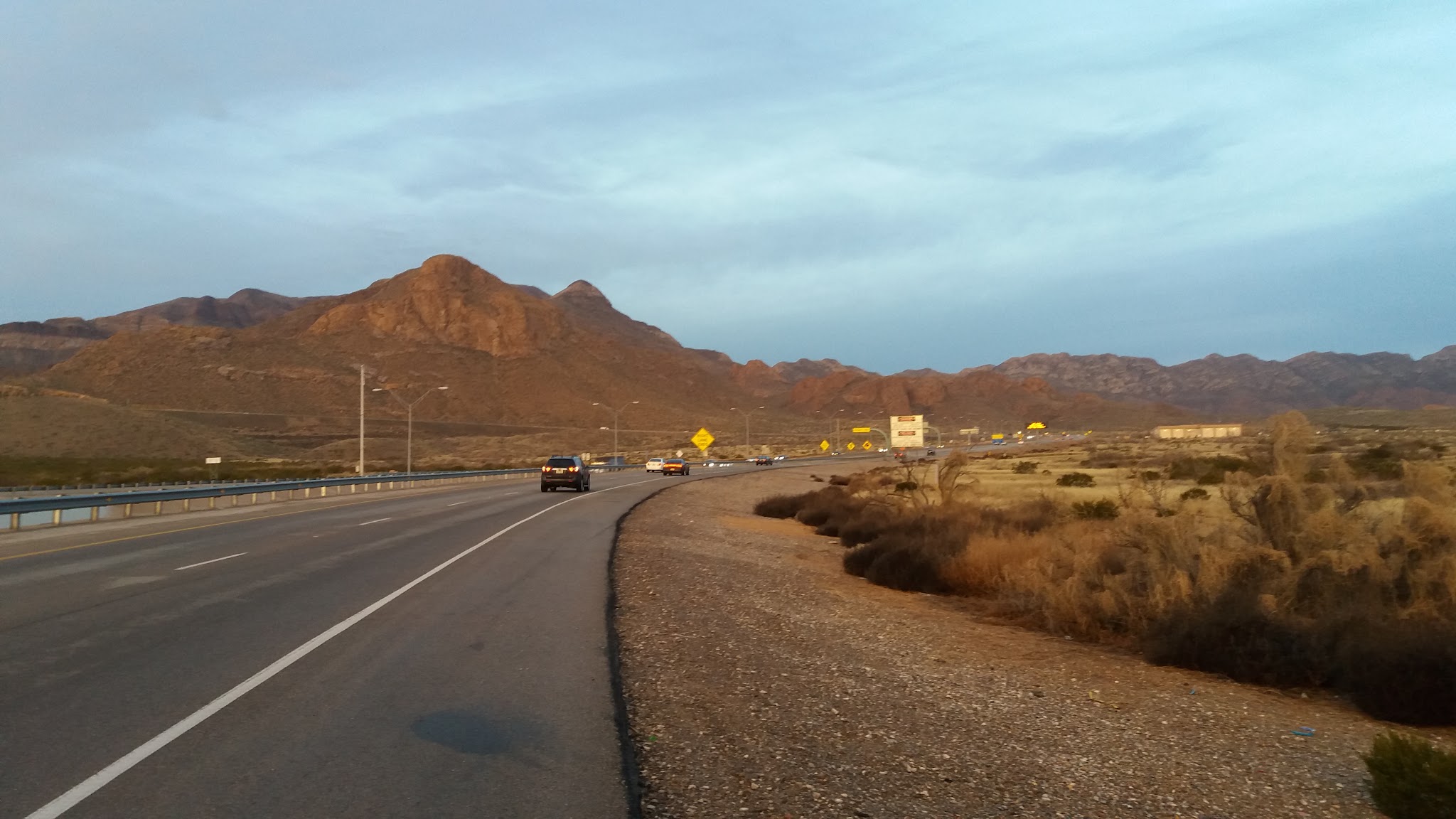 Cycling Smugglers Pass East - Transmountain Drive - Hwy 375and start of climb