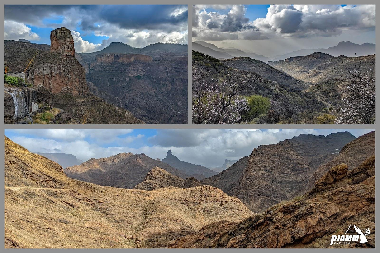 67 meter rock pinnacle Roque Nublo
